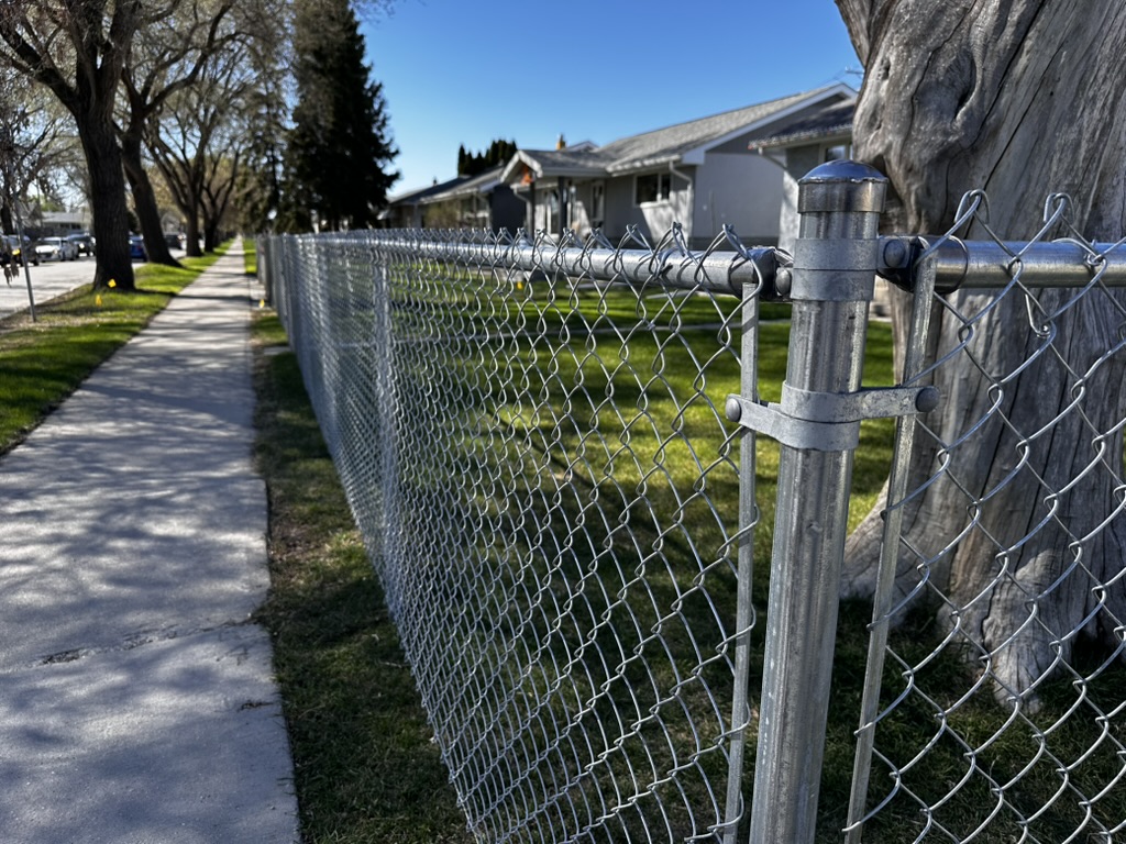 Commercial security fencing and automatic gate installation